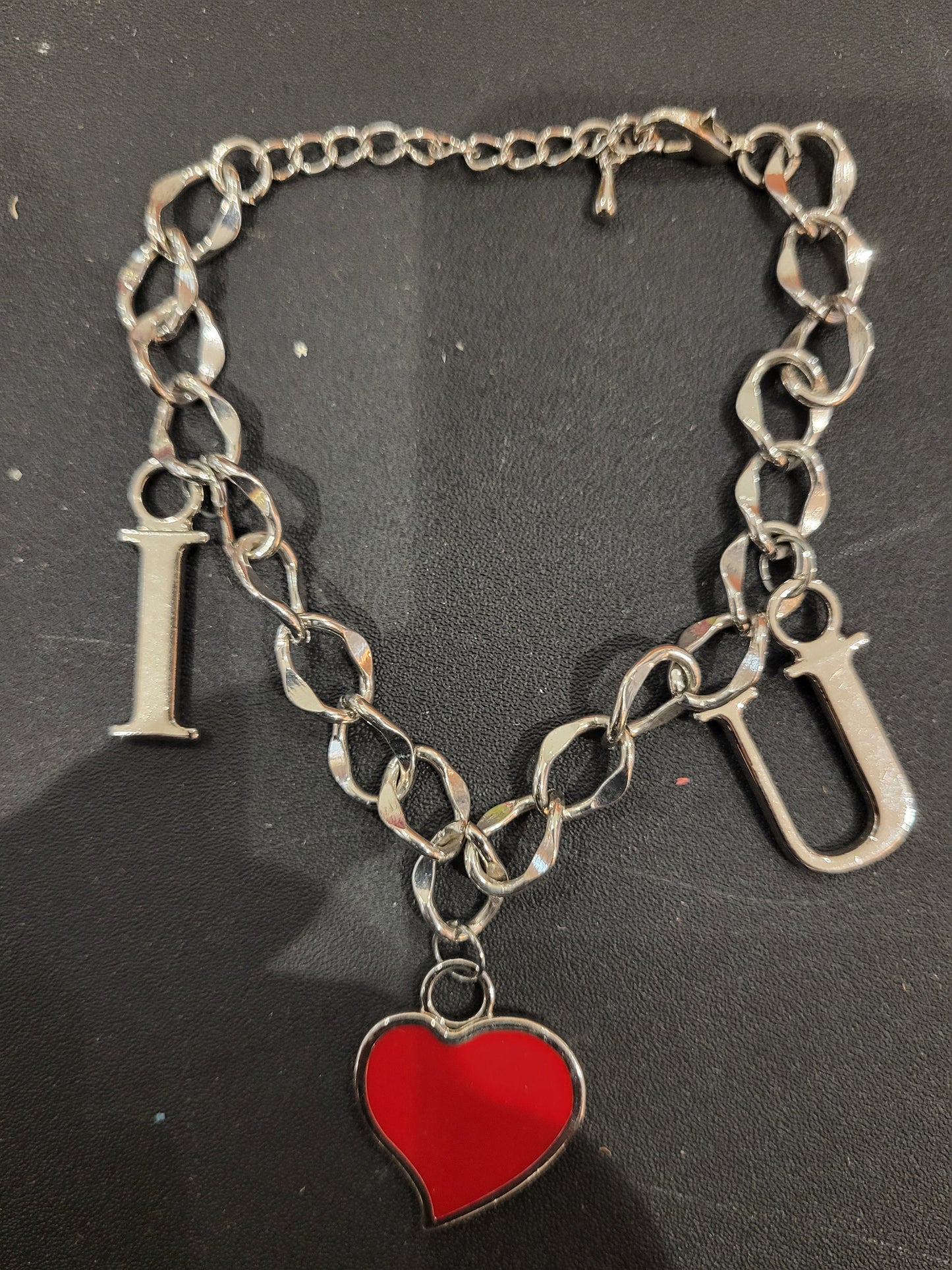 I Love You charm bracelet
