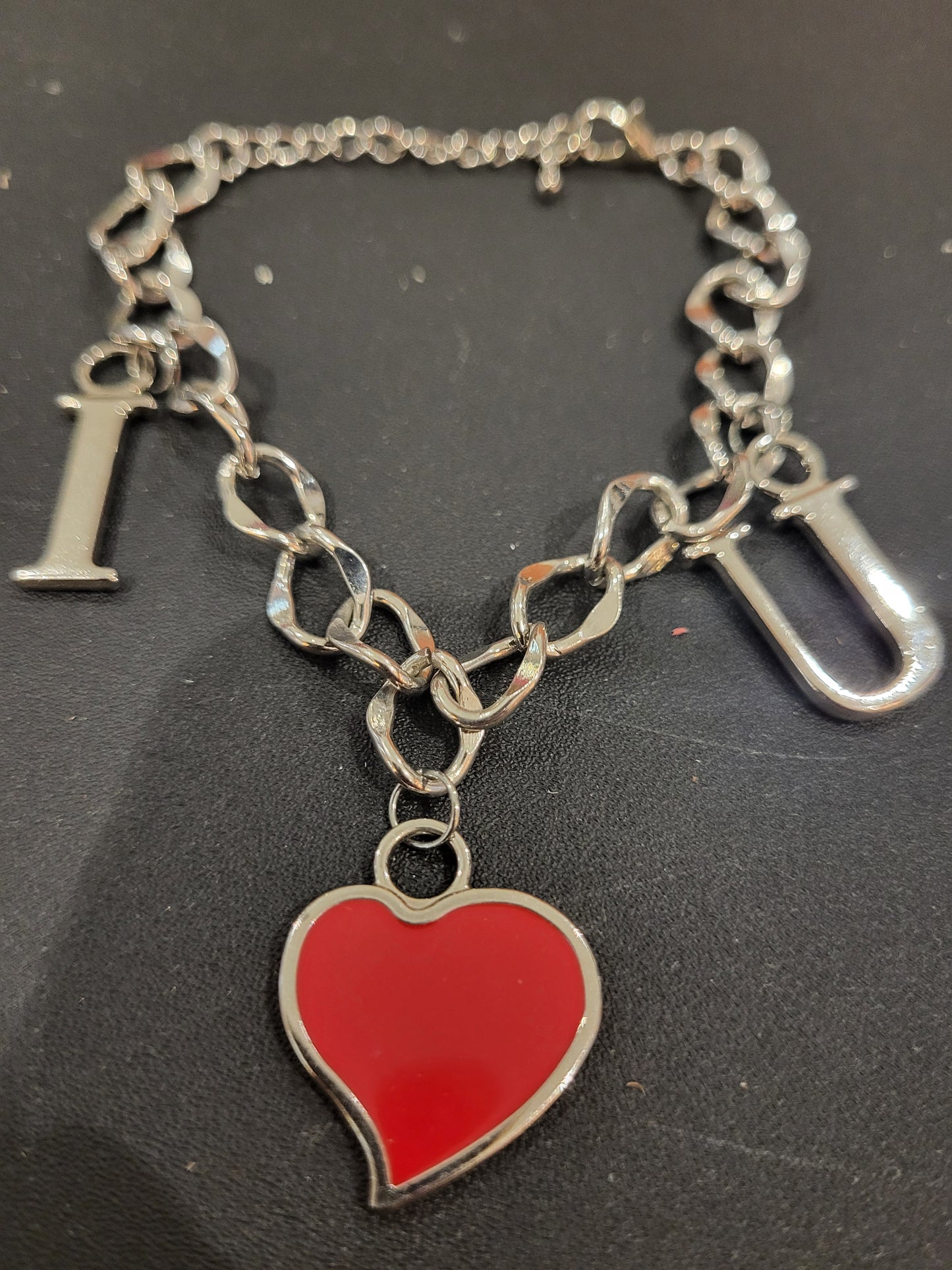 I Love You charm bracelet