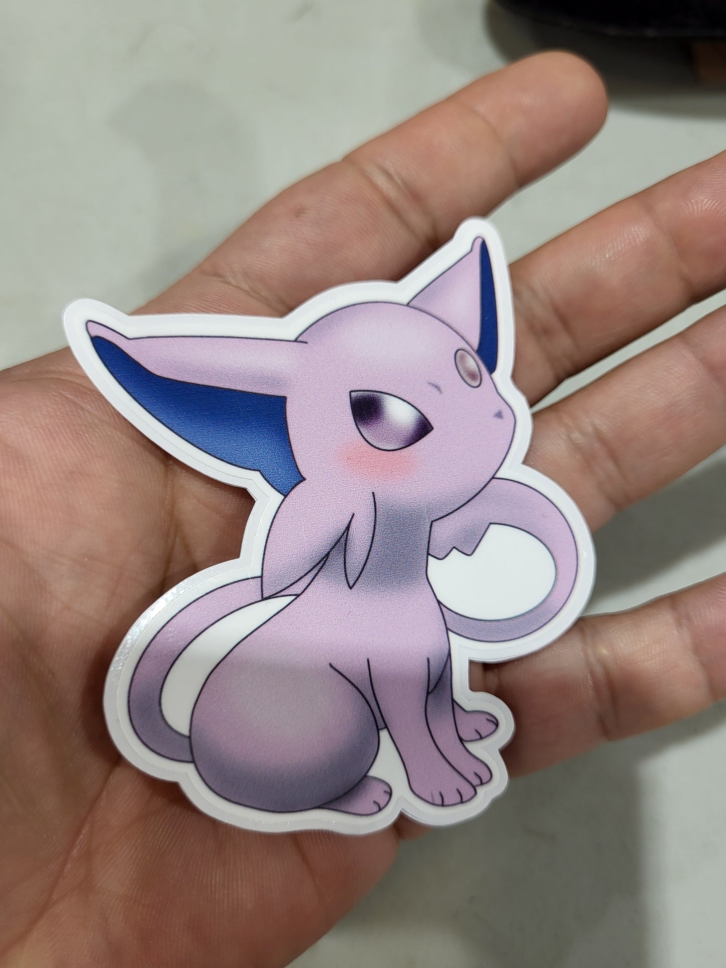 Espeon vinyl sticker 3in x 2.5in