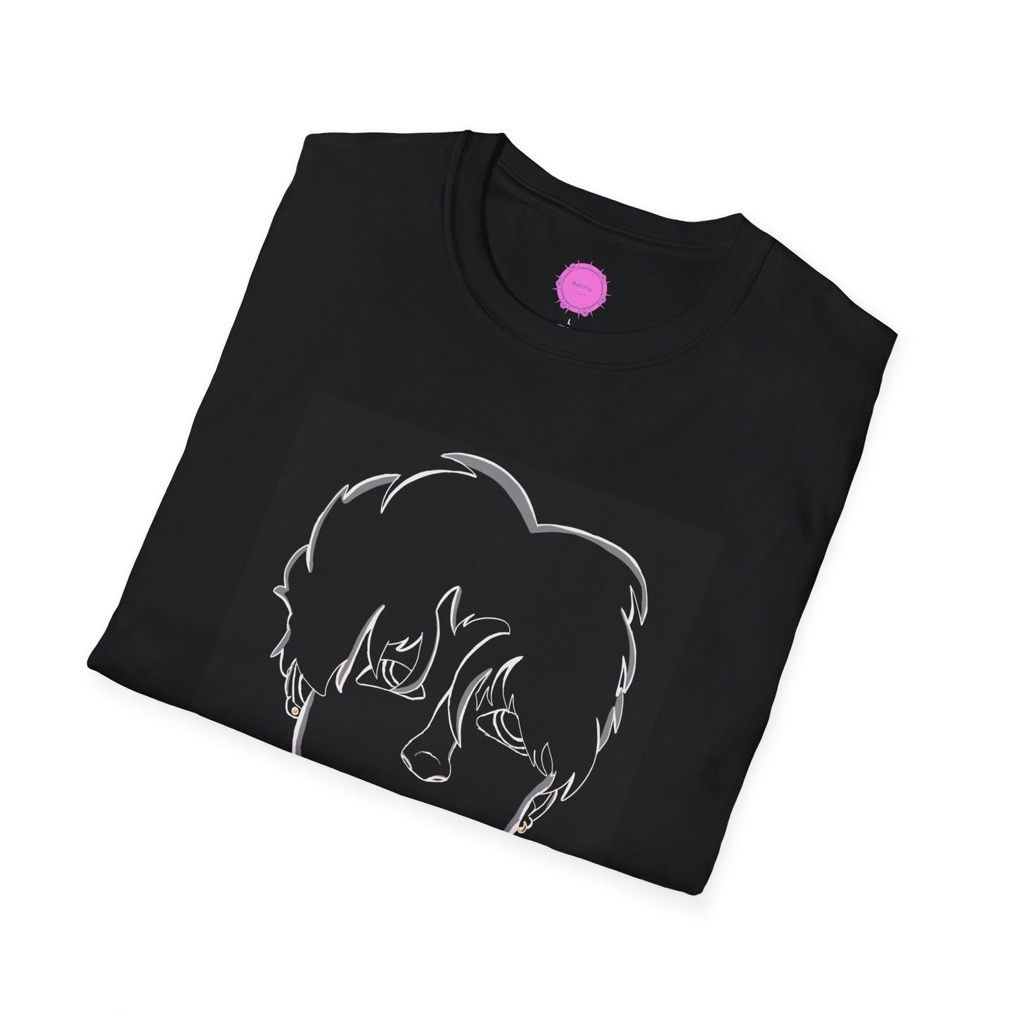 Bored Boy unisex tee black Tara Fulk x MyBiPop