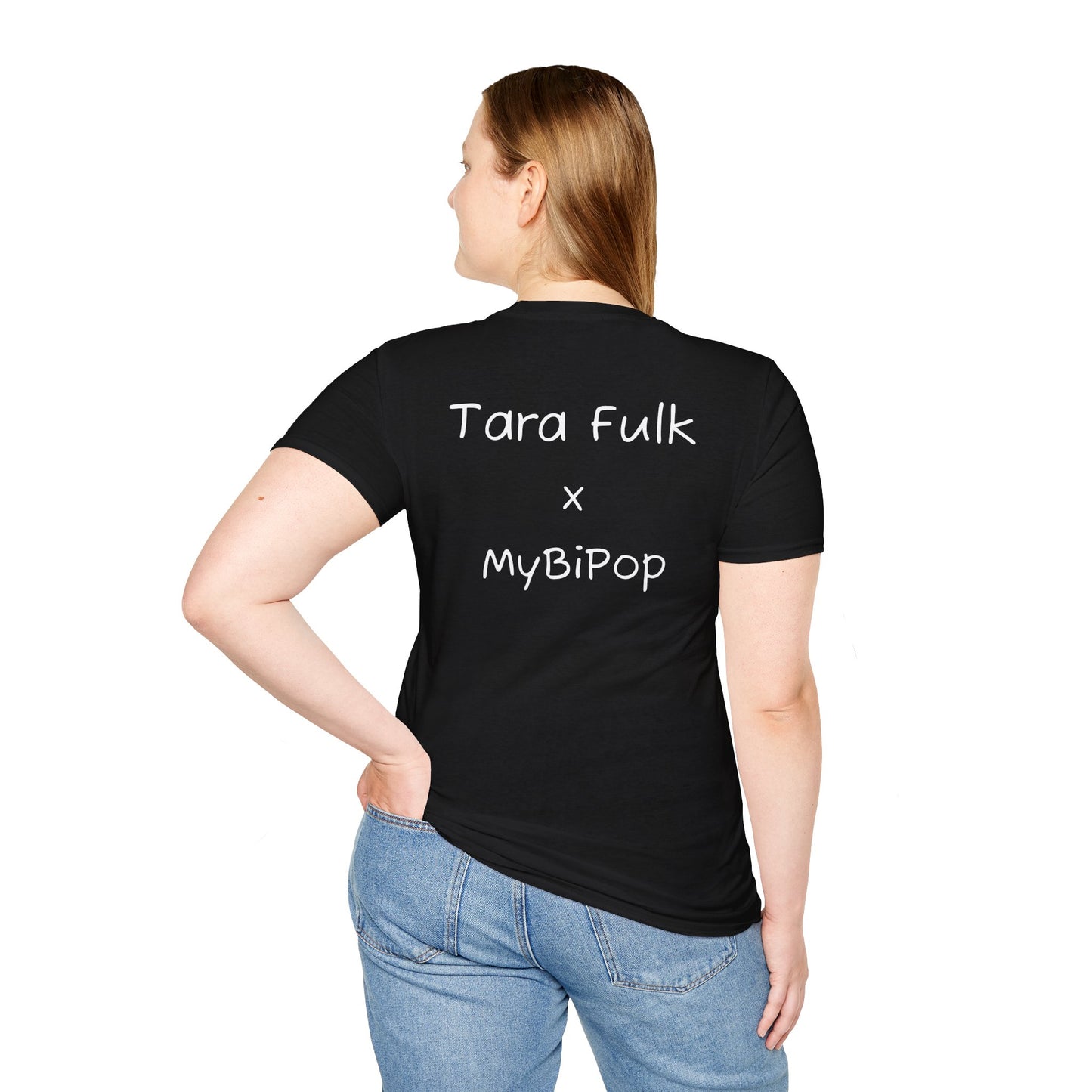 Bored Boy unisex tee black Tara Fulk x MyBiPop
