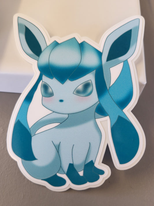 Glaceon vinyl sticker 3in x 2.5in