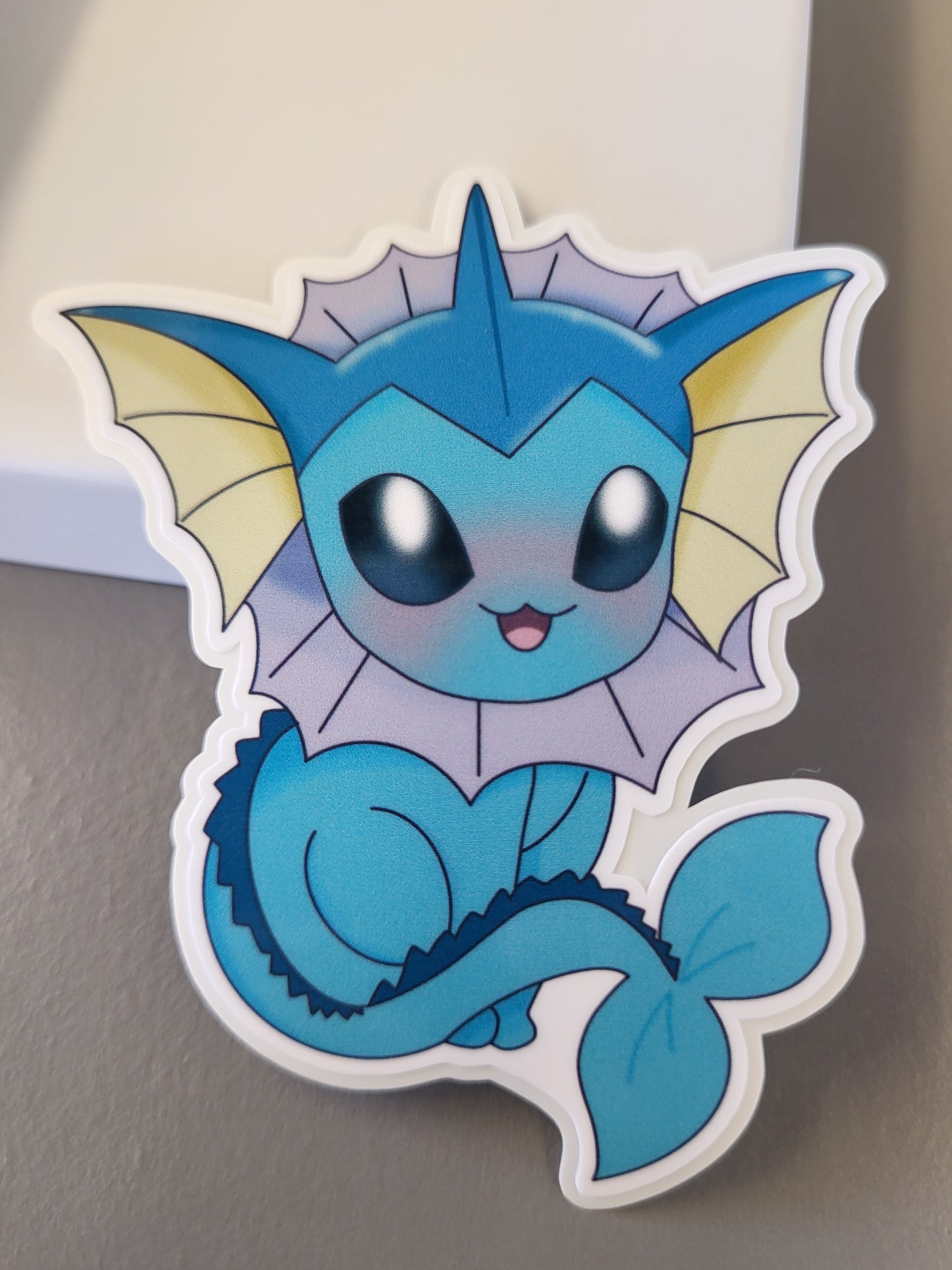 Vaporeon vinyl sticker 3in x 2.5in