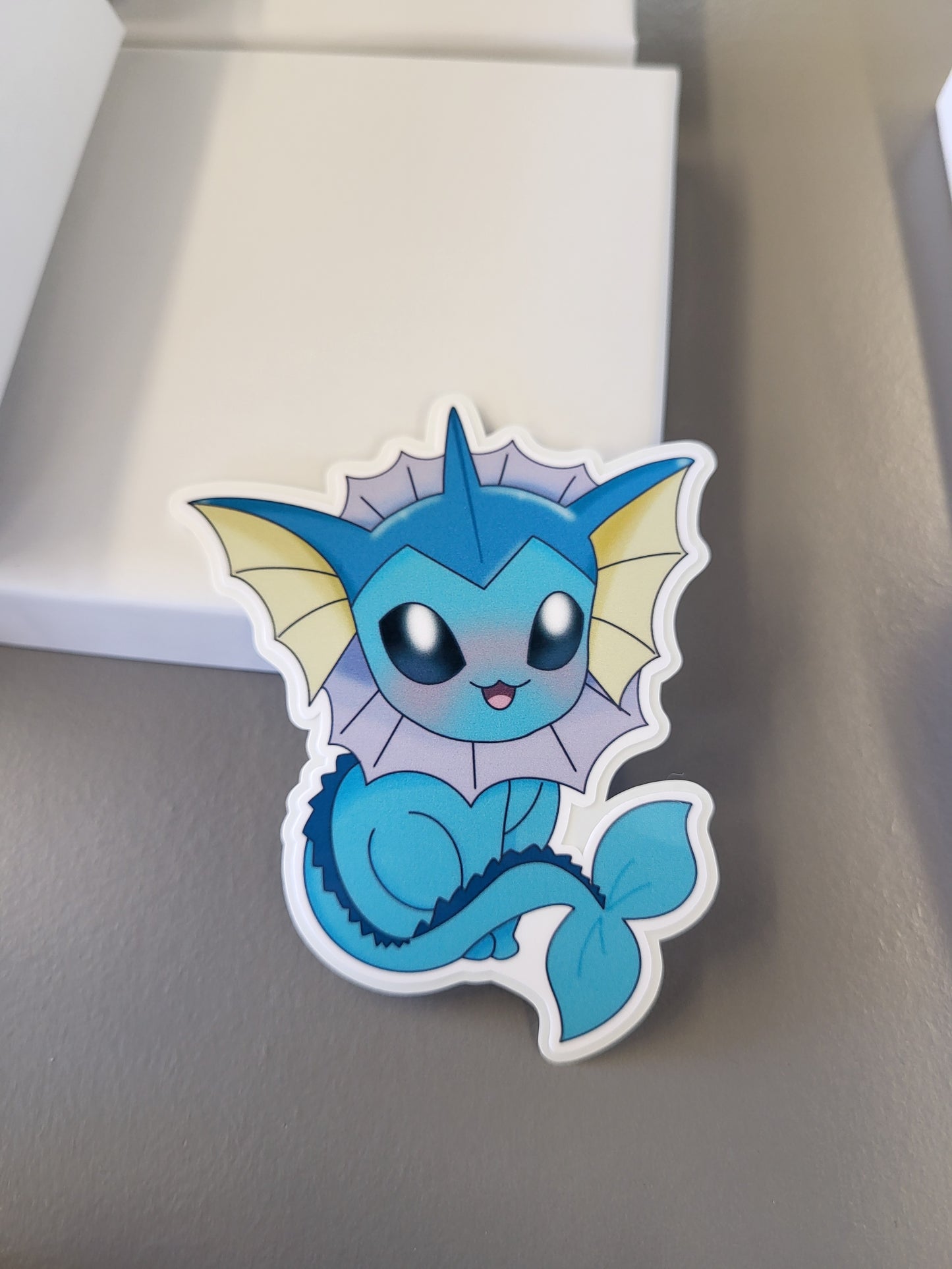 Vaporeon vinyl sticker 3in x 2.5in