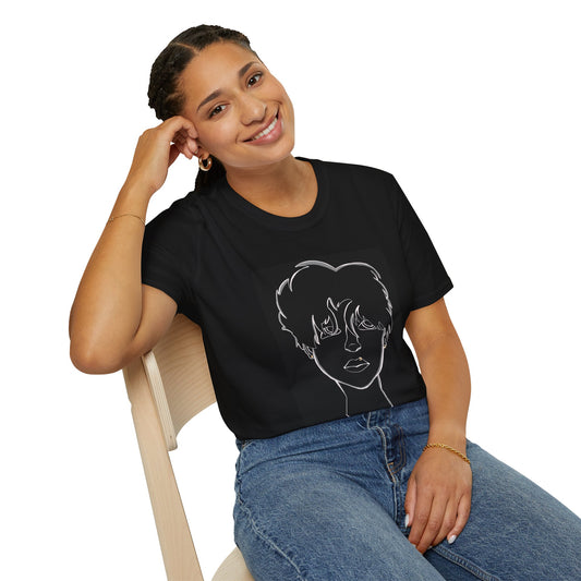 Bored Boy unisex tee black Tara Fulk x MyBiPop