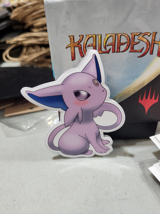 Espeon vinyl sticker 3in x 2.5in