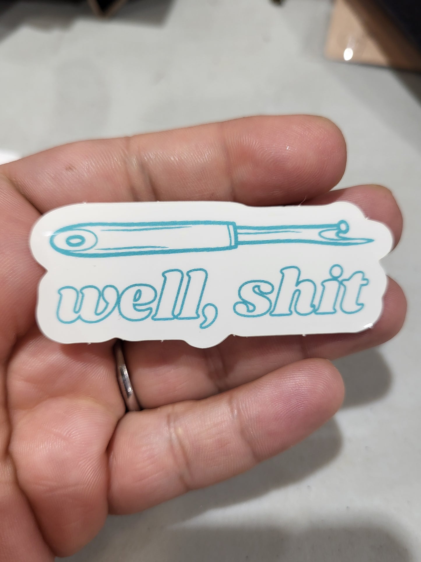 Well shit sticker 1ct